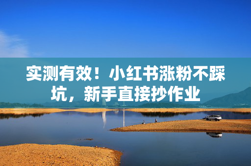 实测有效！小红书涨粉不踩坑，新手直接抄作业