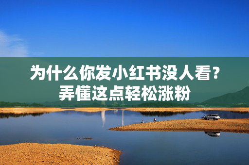 为什么你发小红书没人看？弄懂这点轻松涨粉